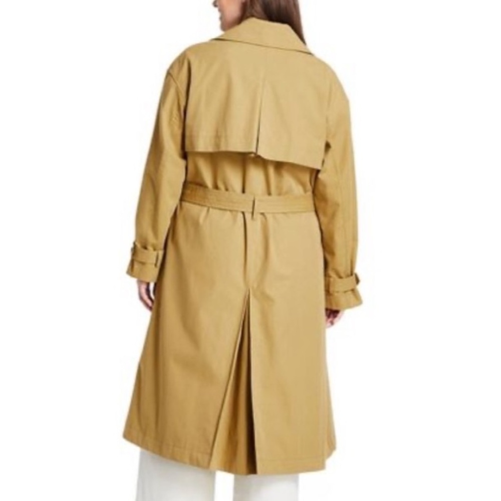 Women's Pleated Back Trench Coat - Nili Lotan x Target Khaki, Large - Picture 5 of 10